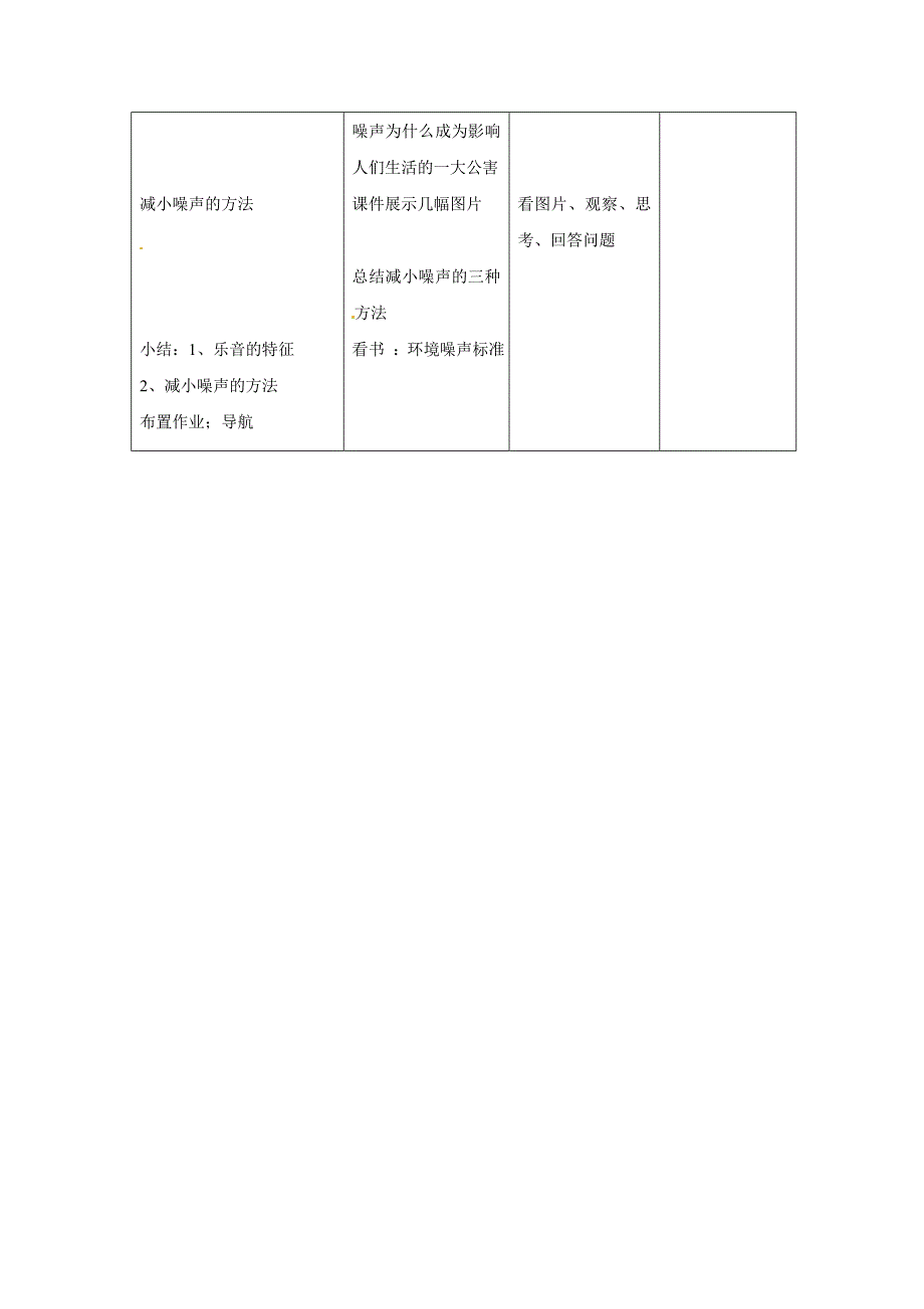 沪科版八年级物理上册　3.2乐音与噪音 教案1_第3页