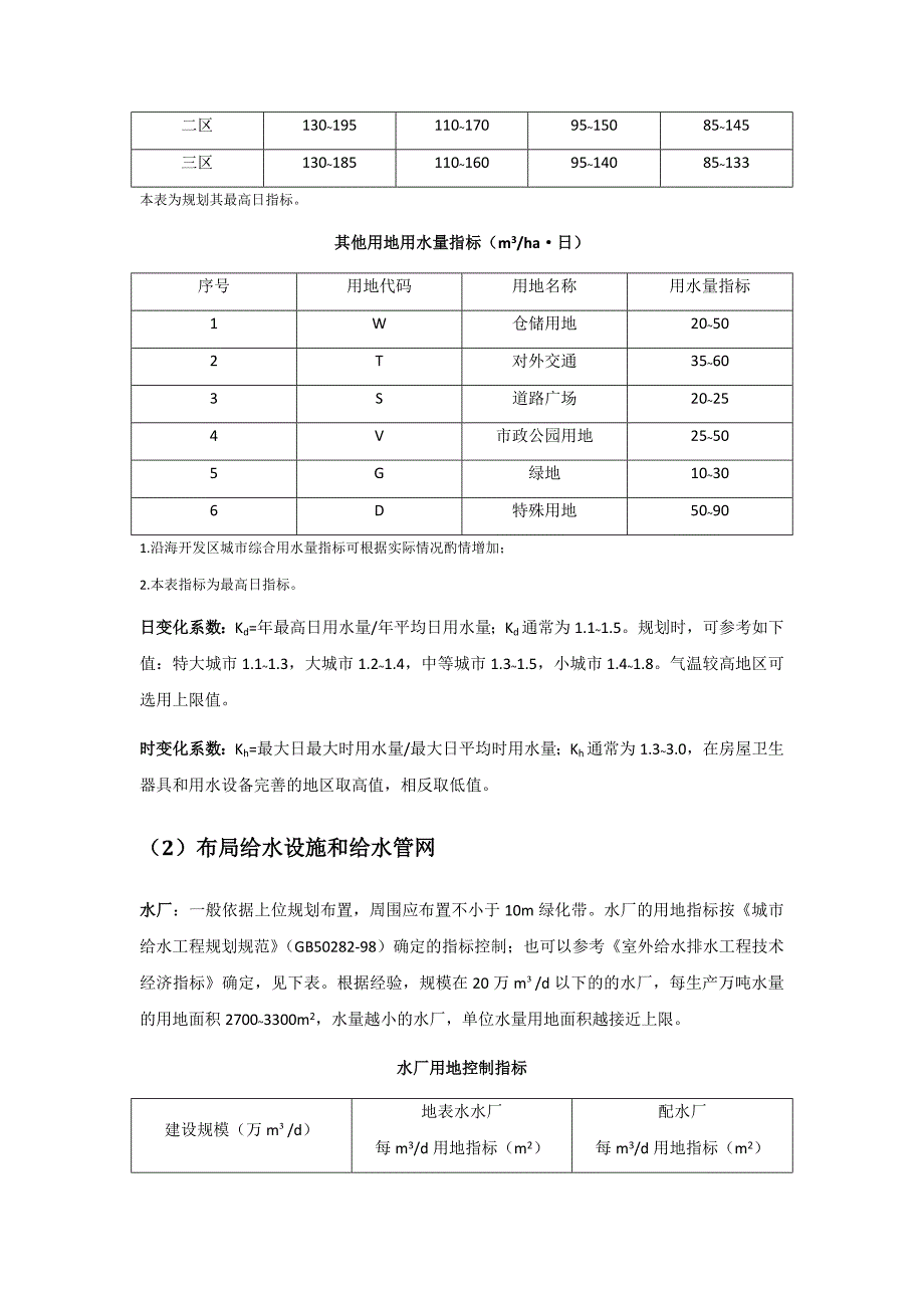 市政计算相关要求、指标_第2页