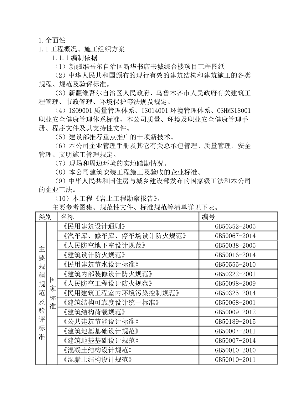 新华书店施工组织设计_第2页