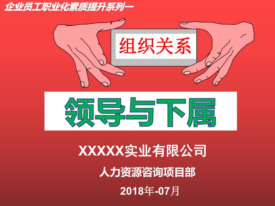 中小企业员工管理素质提升序列-《领导与下属》_第1页