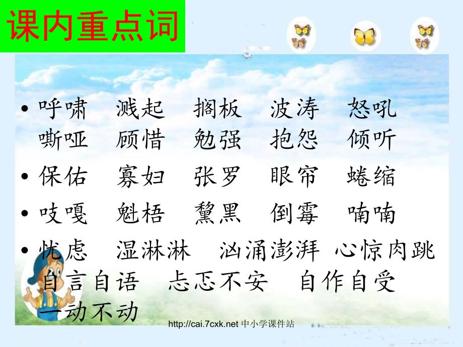 北师大版六年级上册语文第1单元《穷人》ppt教学课件（2）_第4页