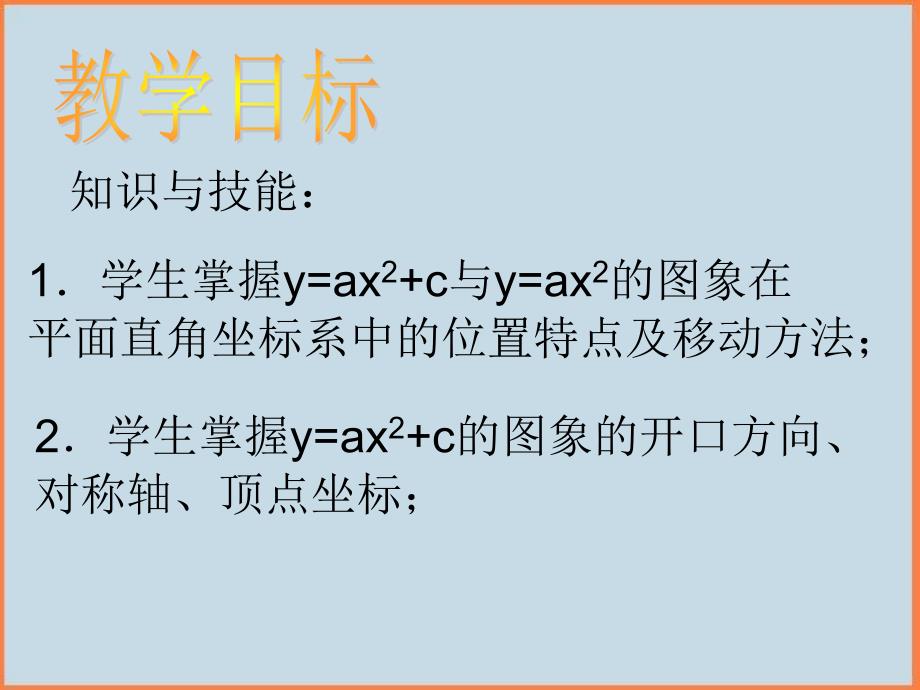 初中数学北京课改版九年级上册202二次函数的图象 课件_第2页