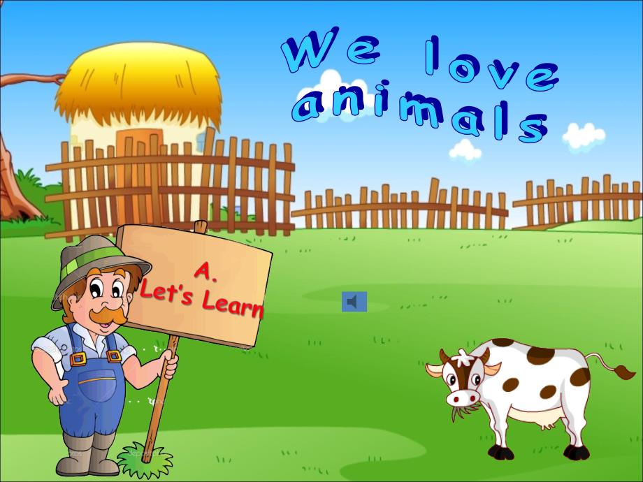 2014秋人教pep版英语三上《unit4 we love animals》（第1课时）ppt课件_2_第3页