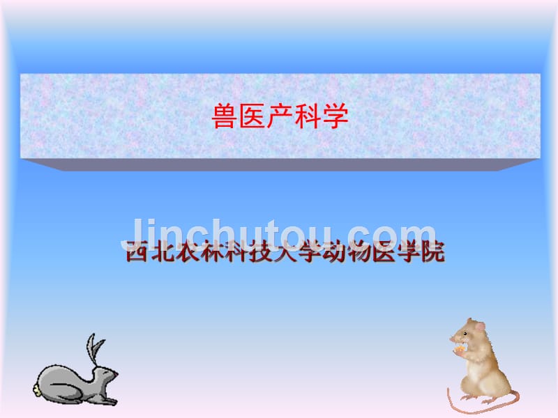 兽医产科学 绪论课件_第1页