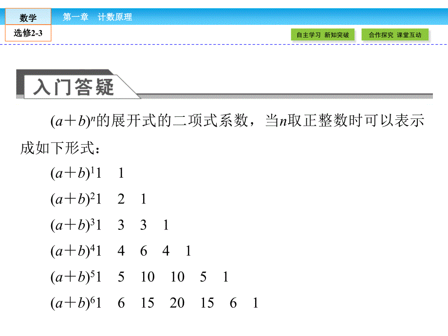 金版新学案最新版2014-2015学年高二年级下学期新课标a版高中数学选修23第一章计数原理132课件_1_第4页