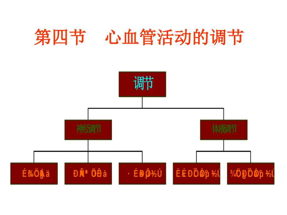 基础医学第四节心血管活动的调节课件_第1页