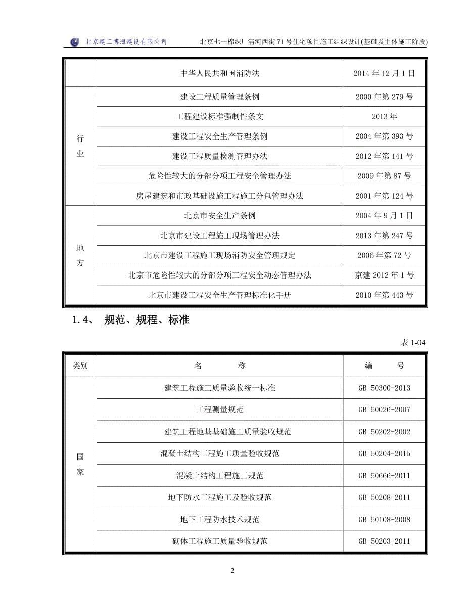 北京七一棉织厂清河住宅基础、主体施组 (批注版)_第5页