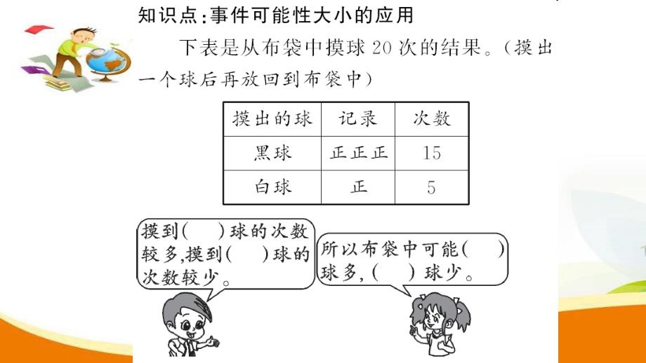 五年级上册数学习题课件第4单元第3课时_可能性（3）人教新课标_第4页