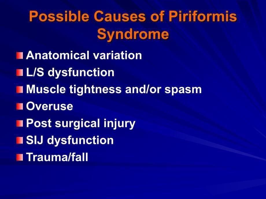 alternative treatment approach to piriformis syndrome梨状肌综合征的治疗方法课件_第5页