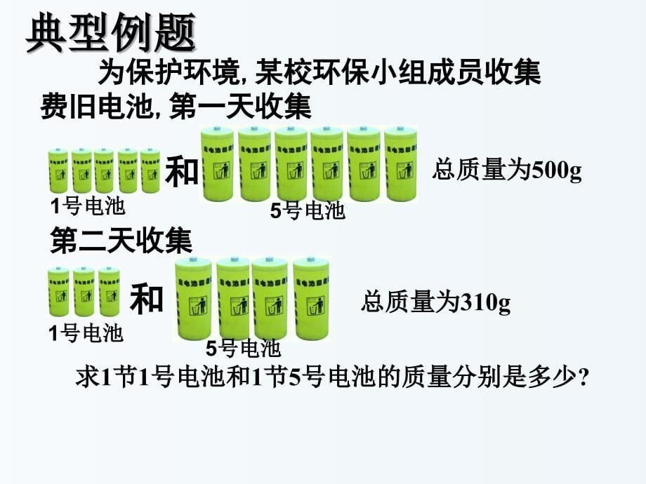 江苏省盐城市鞍湖实验学校七年级数学下册_105_用二元一次方程组解决问题课件1 新版苏科版_第5页