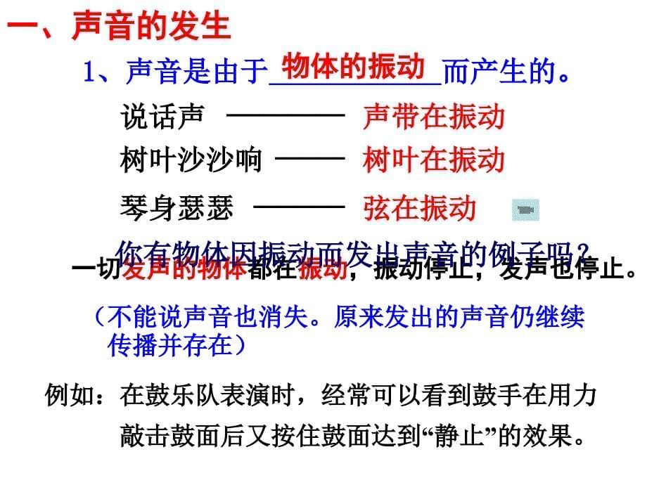 《第节声音的产生和传播课件》初中科学浙教版七年级下册_第5页