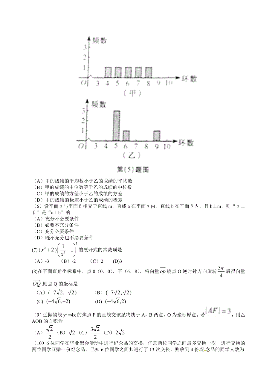 安徽高考数学试卷理科_第2页