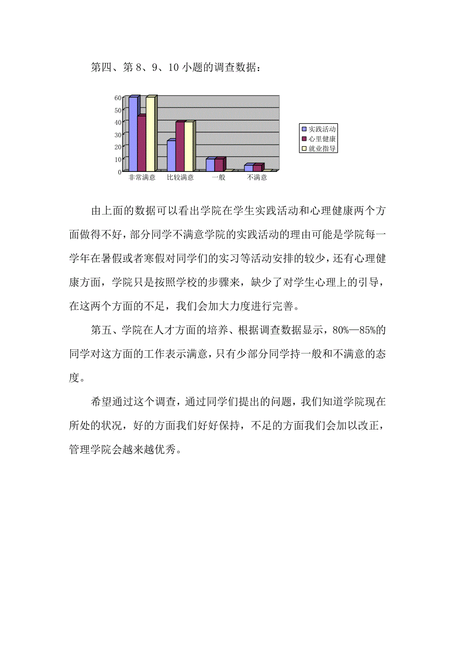 管理学院学生对指导与服务的评价调查报告_第3页