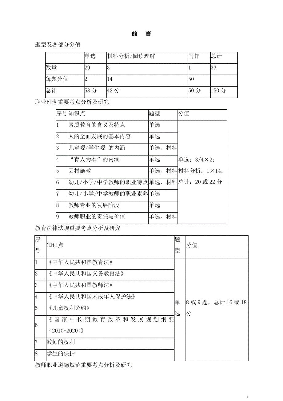 2015年小学教师资格考试讲义综合素质笔记_第1页