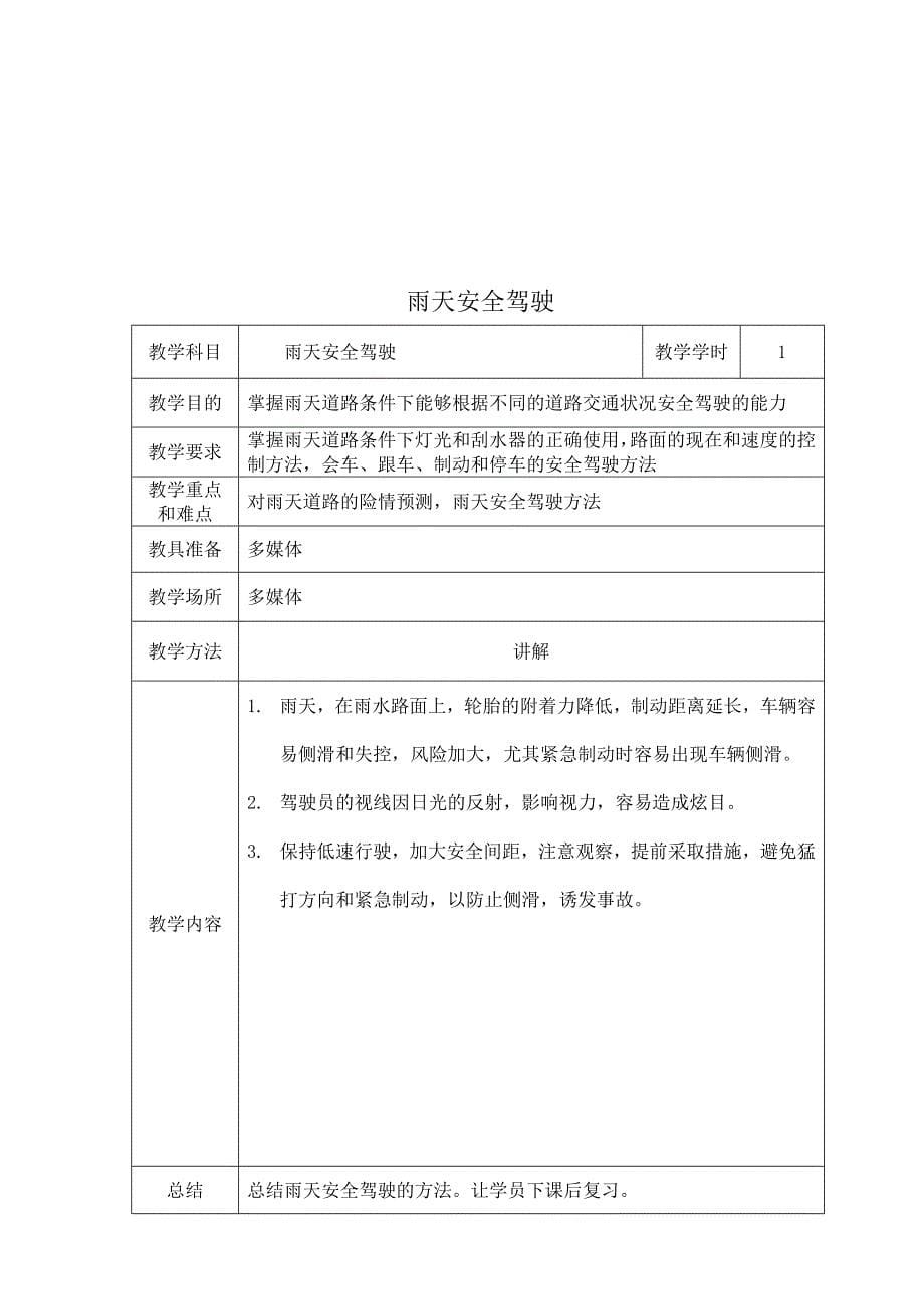 二级机动车驾驶教练员教案_第5页