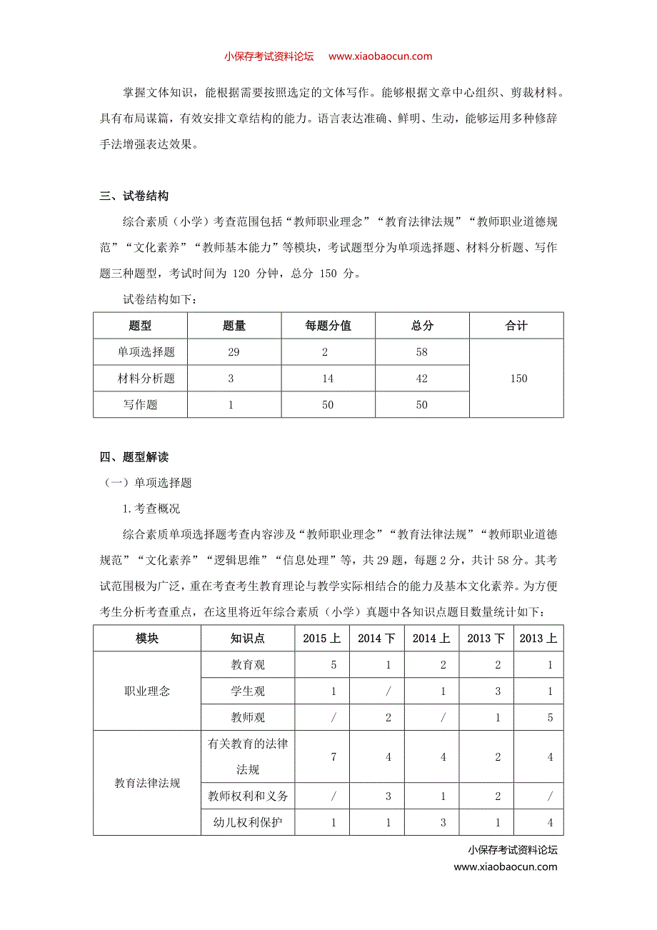 2016全国教师资格证综合素质小学考试复习要点_第4页