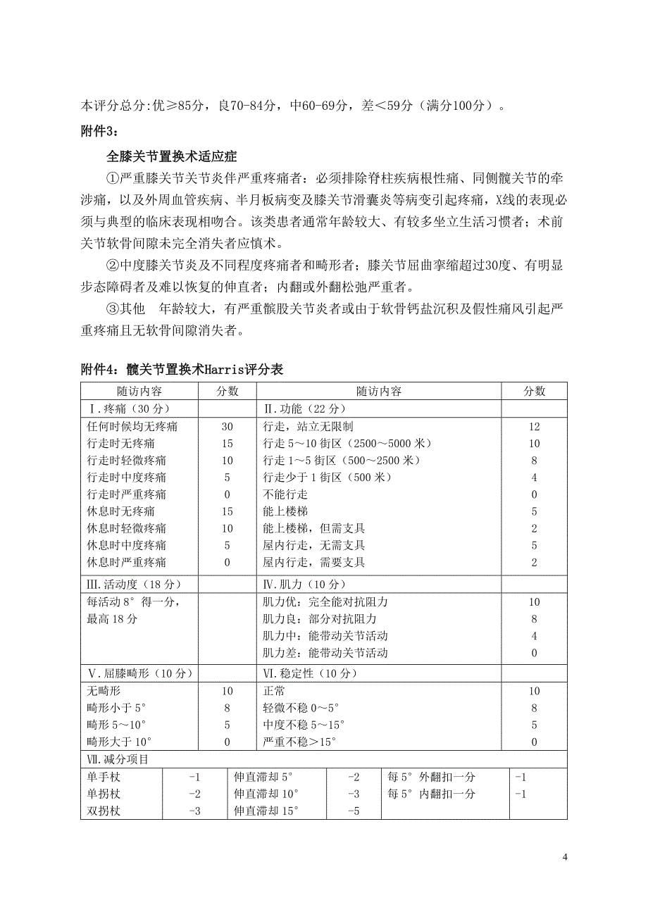 人工关节置换技术管理制度、质量保障措施及风险评估_第5页