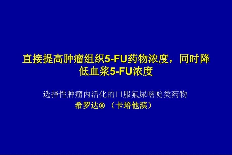 胃癌氟尿嘧啶药物临床研究比较20090810简课件_第5页