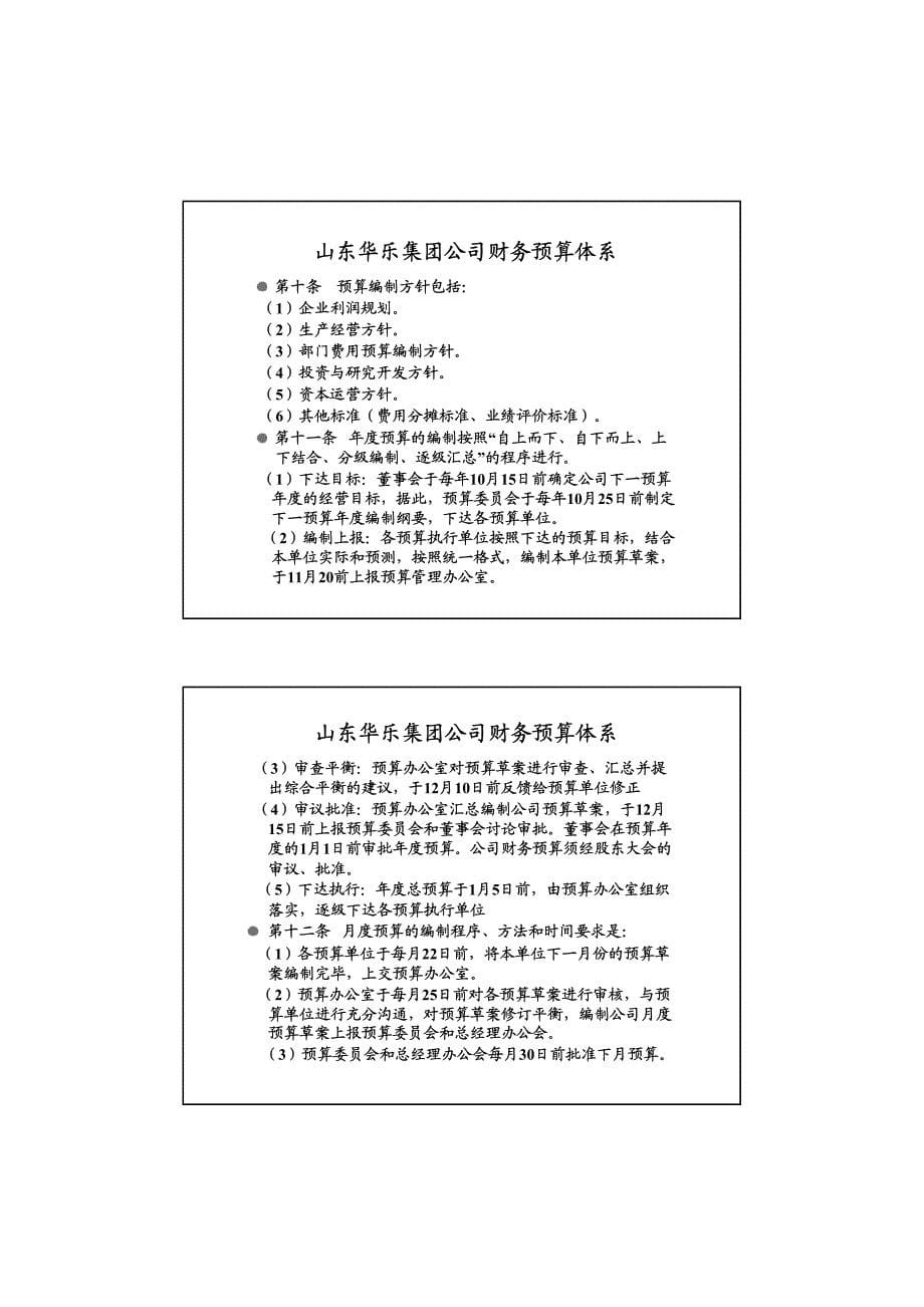 企业财务预算体系与控制体系_第5页