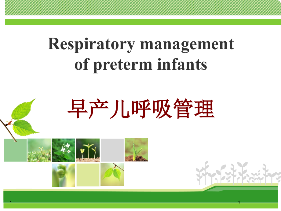 早产儿呼吸道管理PPT课件_第1页