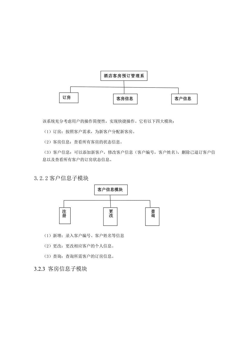 酒店客房预订管理系统_第5页