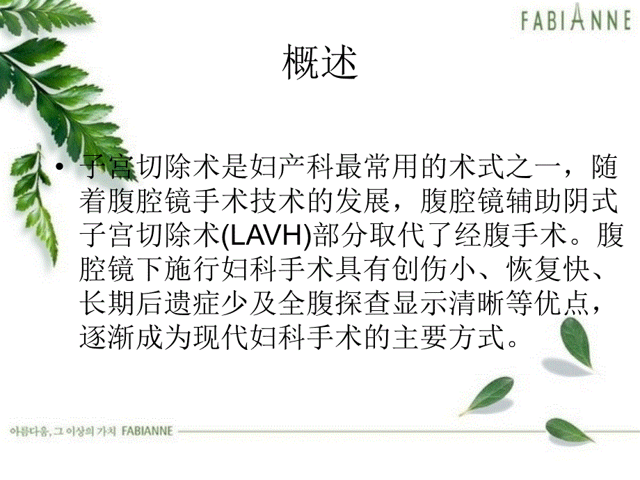 腔镜辅助阴式子宫切除术的手术配合_1课件_第2页