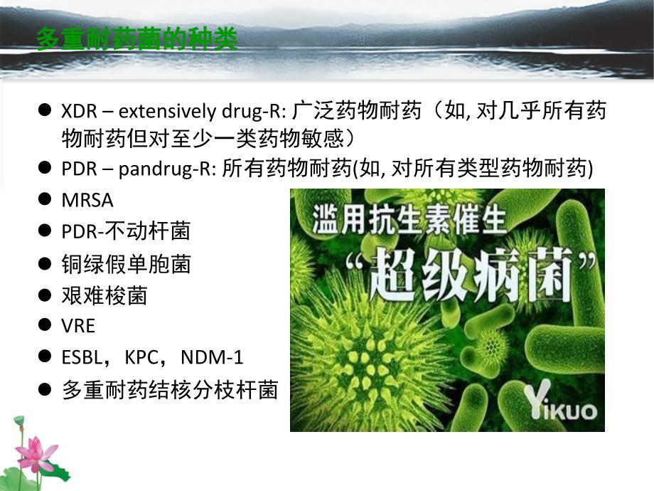 多重耐药菌现状及防护策略课件_第4页