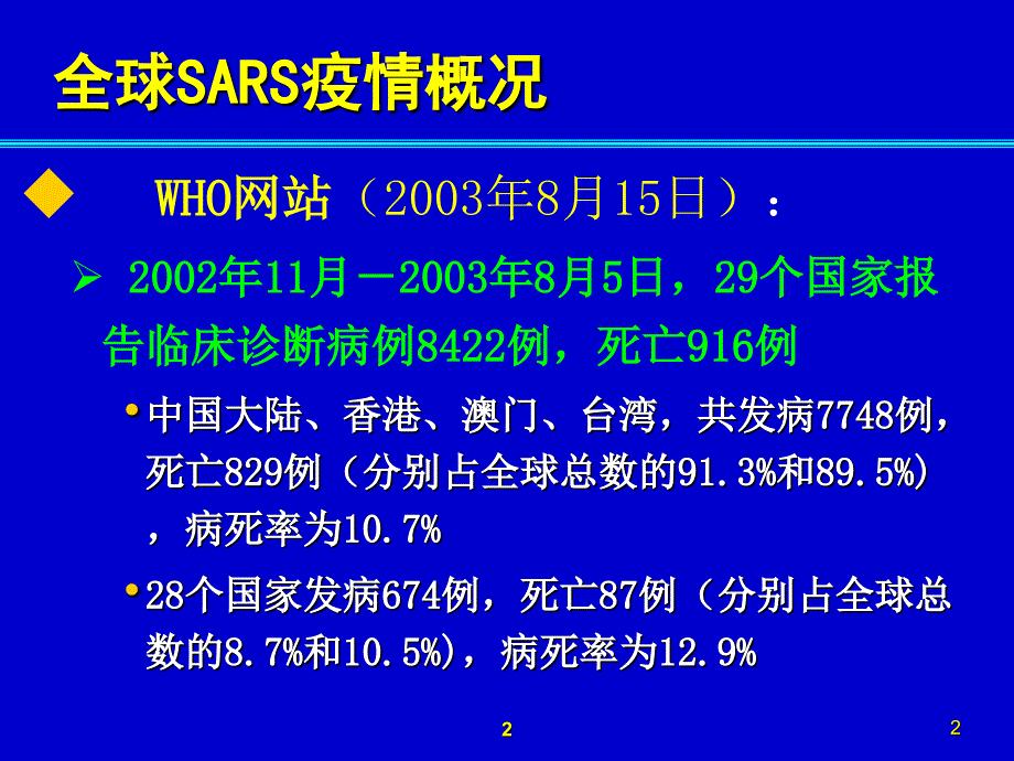 传染性非典型肺炎流行病学与预防控制课件_第2页