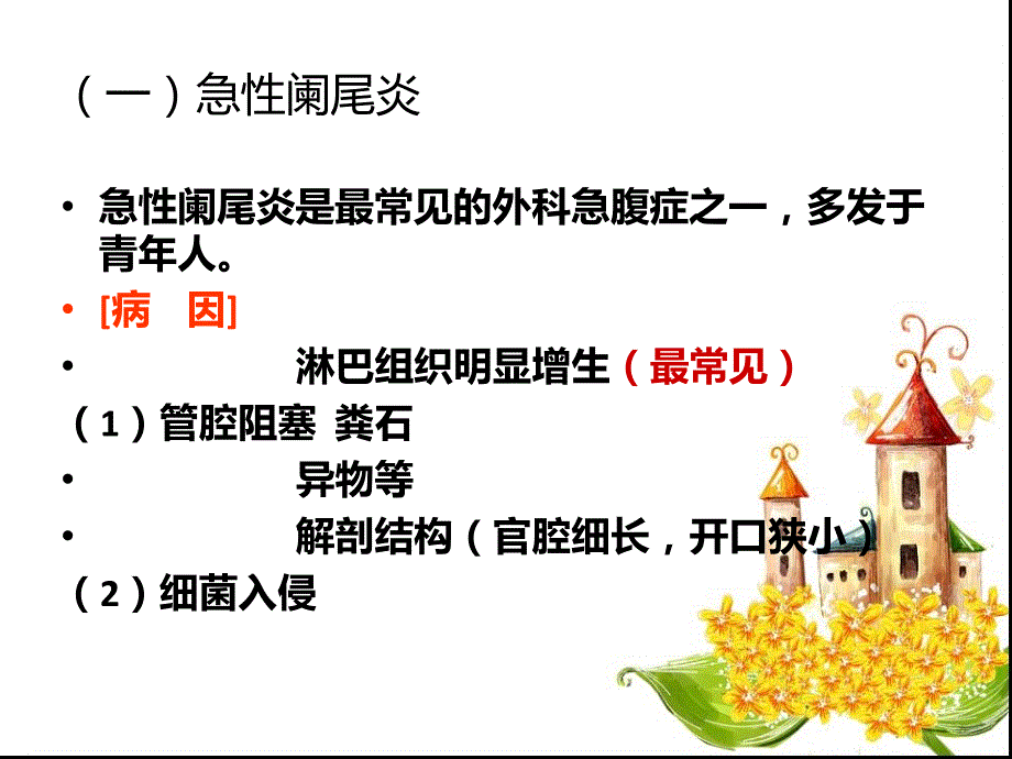 阑尾炎病人的护理《外科护理学》课件ppt课件_第3页