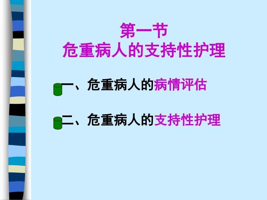 病情观察及危重病人的支持性护理课件_第5页