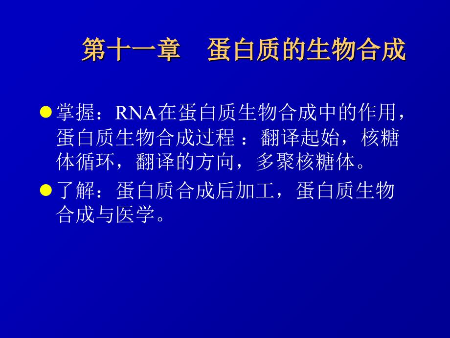 生物化学（药）第十一章翻译_第1页
