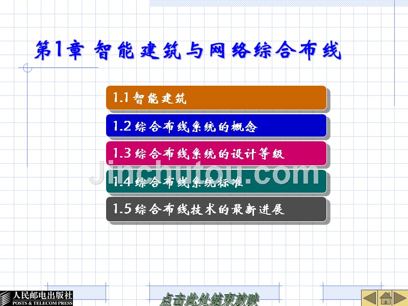 智能建筑与网络综合布线ppt课件_第1页