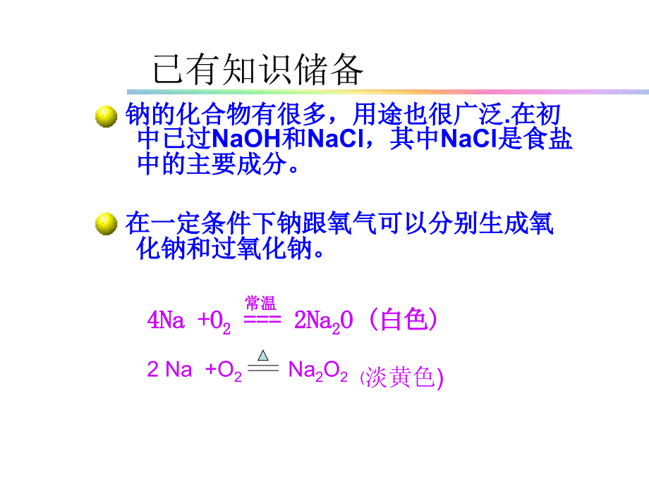 几种重要的金属化合物钠和钠的化合物ok资料讲解课件_第2页