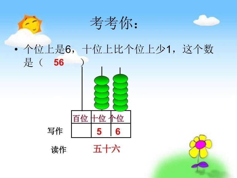 2013新人教版一年级下册读数、写数练习课件_第5页