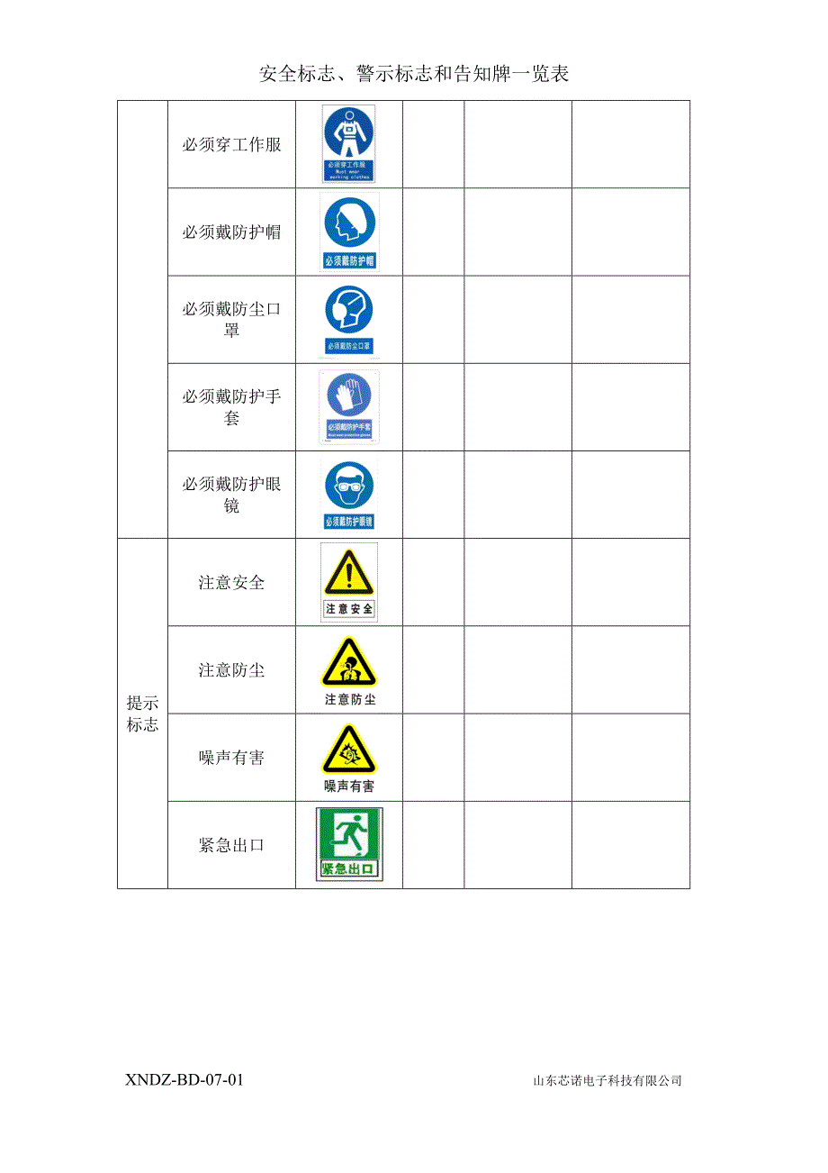 安全标志一览表新_第3页