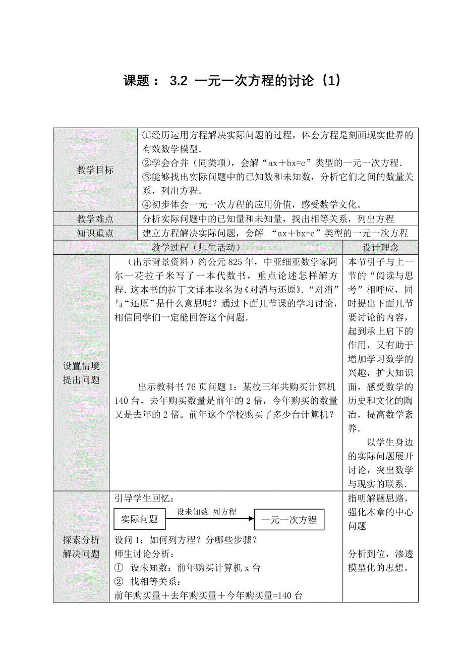 3.2 一元一次方程的讨论（1）_第1页