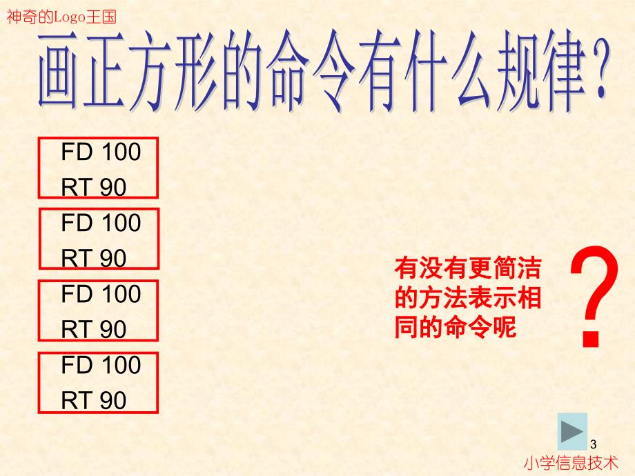 泰山信息技术版第三册下《省事省力来画图如何使用logo重复命令》课件_第3页