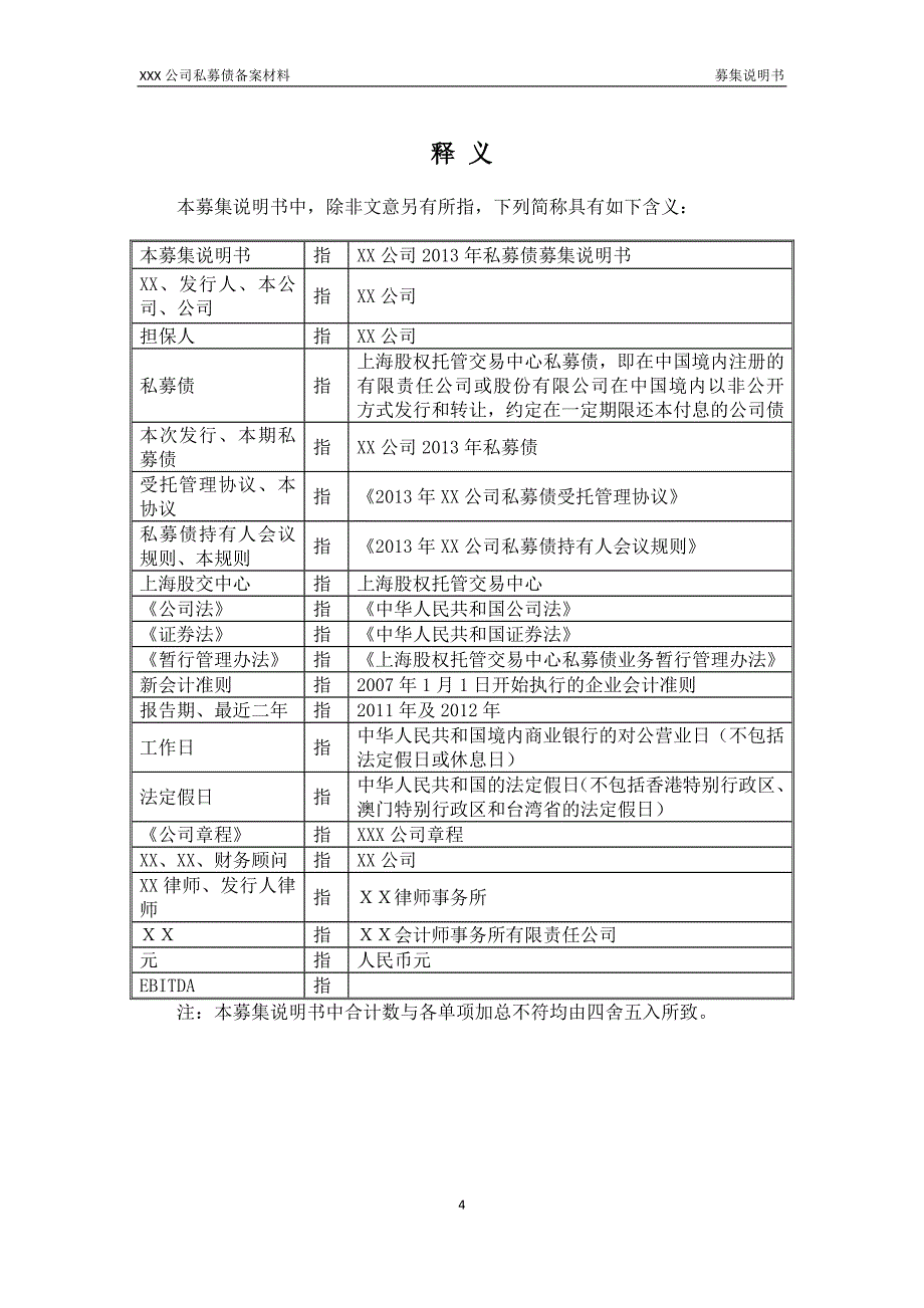 公司2013年私募债募集说明书_第4页