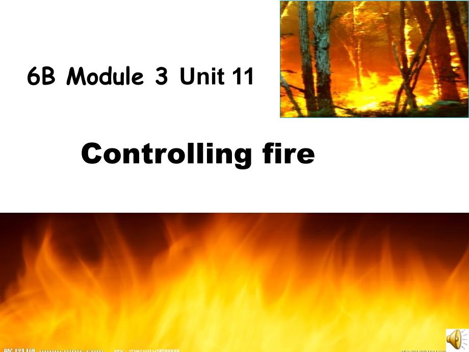 《unit11controllingfire课件》初中英语牛津上海版六年级下册课件_第1页