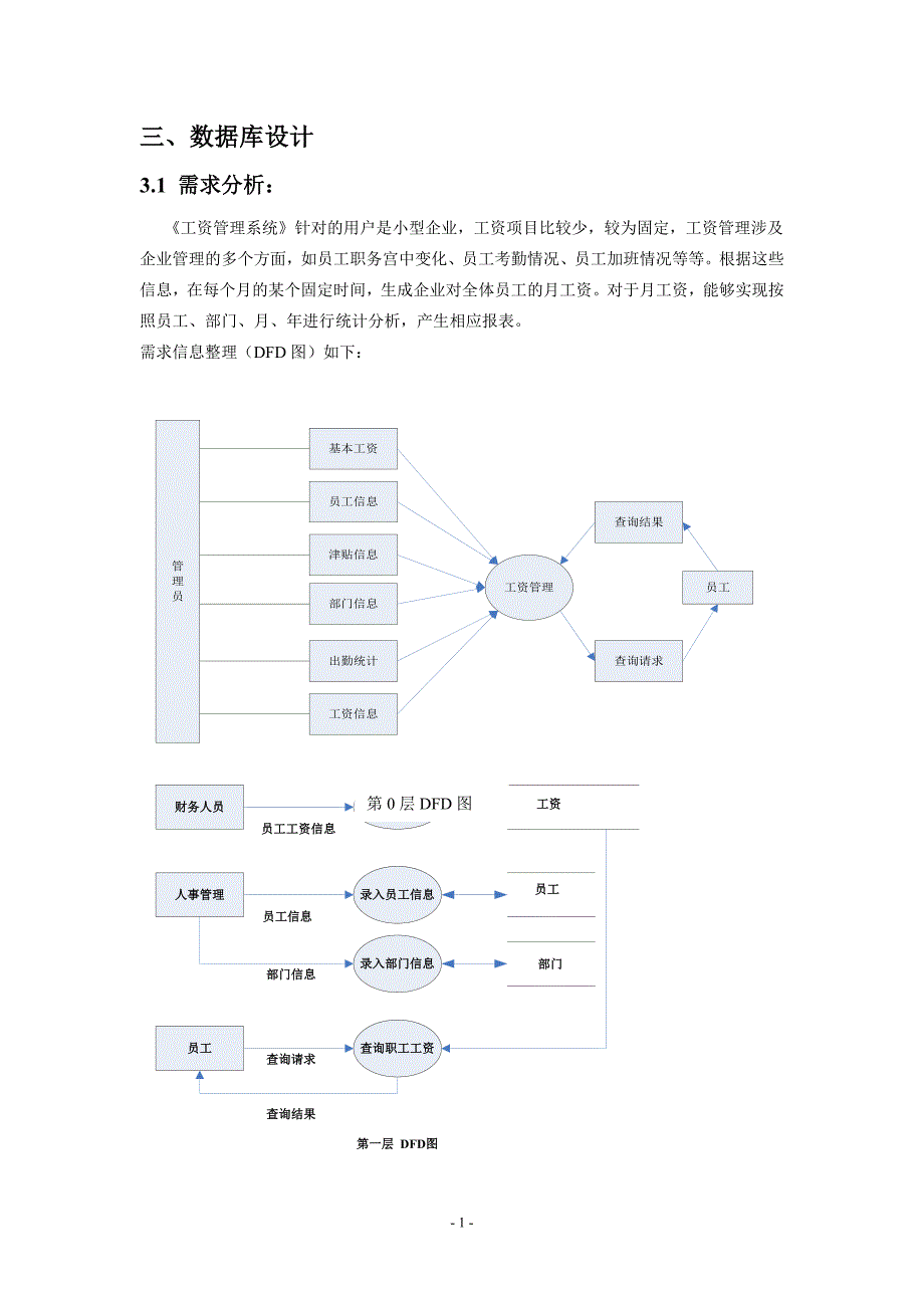 数据库课程报告工资管理系统设计_第4页