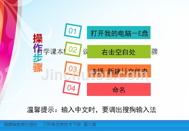 《认识文件夹课件》小学信息技术闽教课标版《信息技术》三年级下册课件_第4页