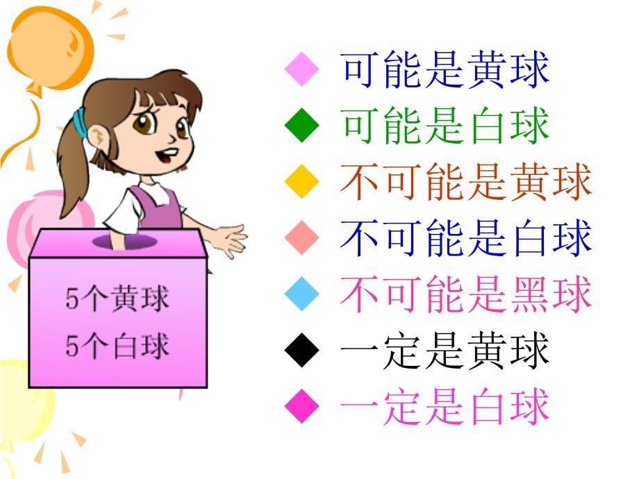 数学小学三年级摸球游戏课件_第5页