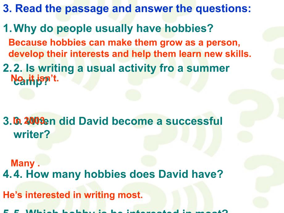 八年级英语下册module 1 unit 2 hobbies can make you grow as a person课件外研版_第4页