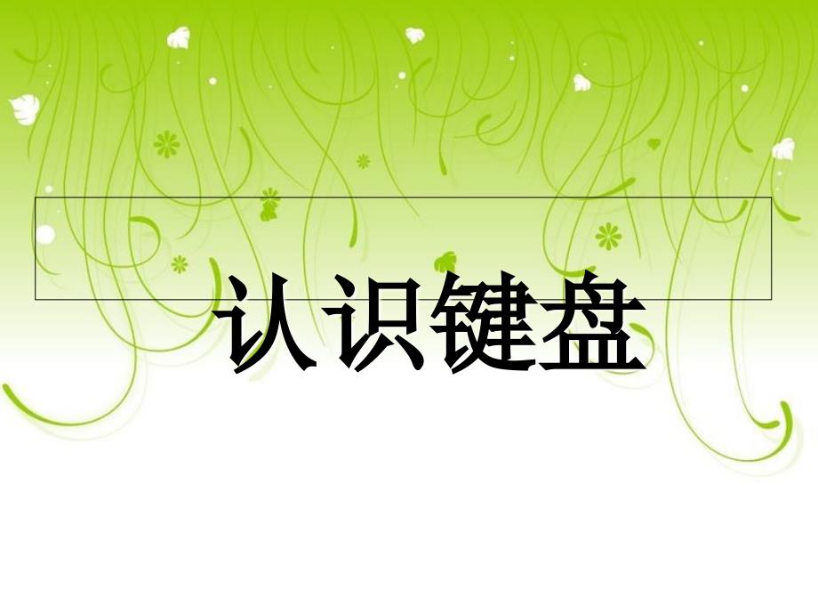 《认识键盘课件》小学信息技术苏科版三年级全一册_8_第1页