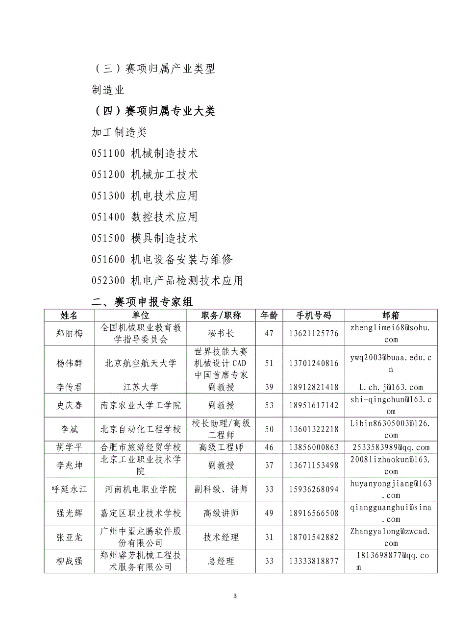 2016中职职业院校技能大赛项目申报书零部件测绘与cad成图技术_第3页