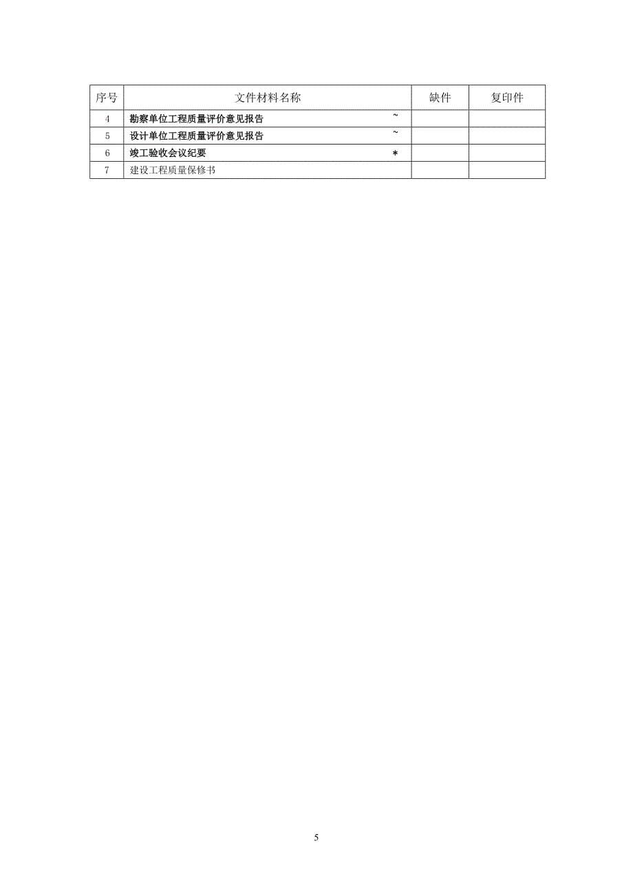 建设工程档案指导验收记录_第5页