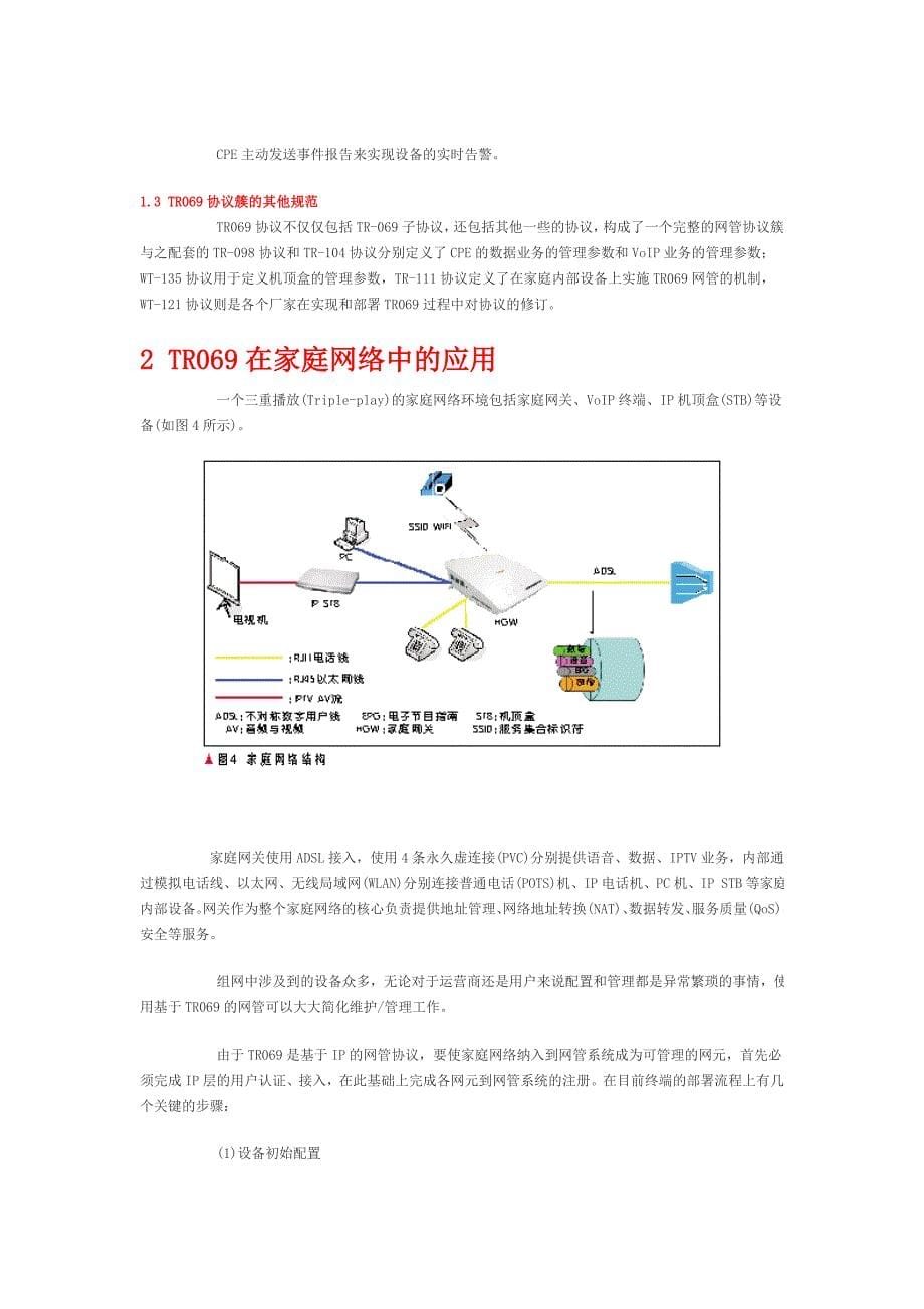 TR069在家庭网络中的应用_第5页