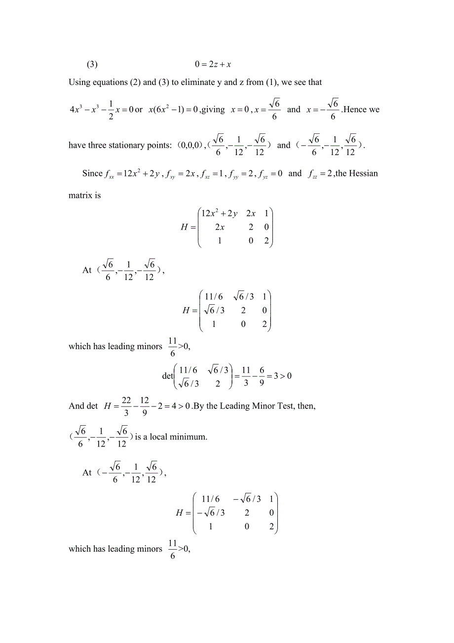 数学及应用数学专业外文翻译多元函数的极值_第4页