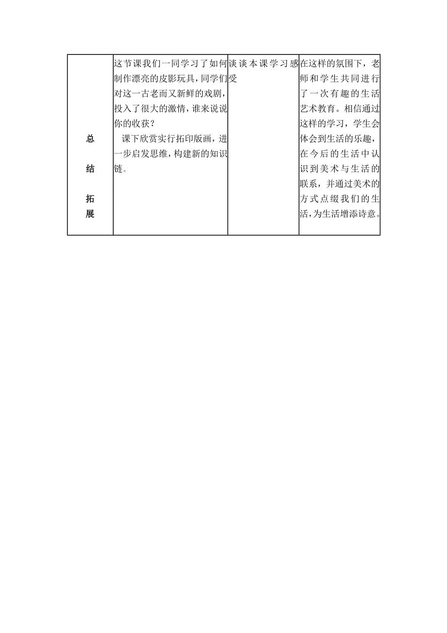 公开课   三年级 第11课 拓印树叶真有趣  教学设计_第4页