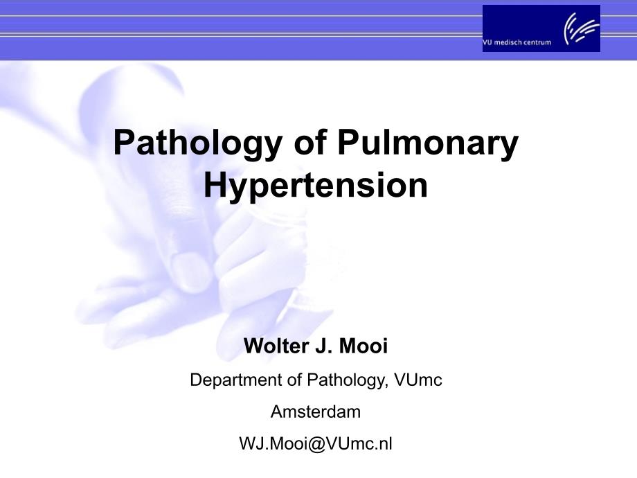 高血压英文ppt精品课件 pathology of pulmonary _第1页